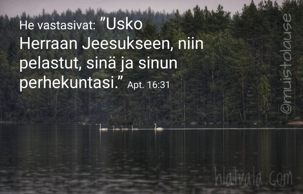 Usko Herraan Jeesukseen!